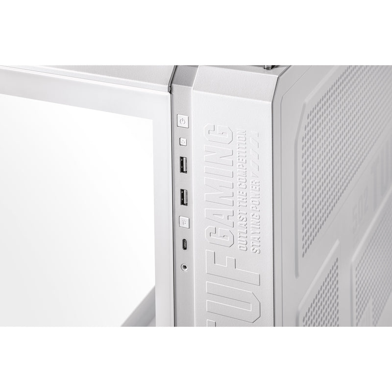 Load image into Gallery viewer, Asus tuf gaming gt502 midi tower behuizing (wit | 2x usb-a | 1x usb-c | tempered glass)