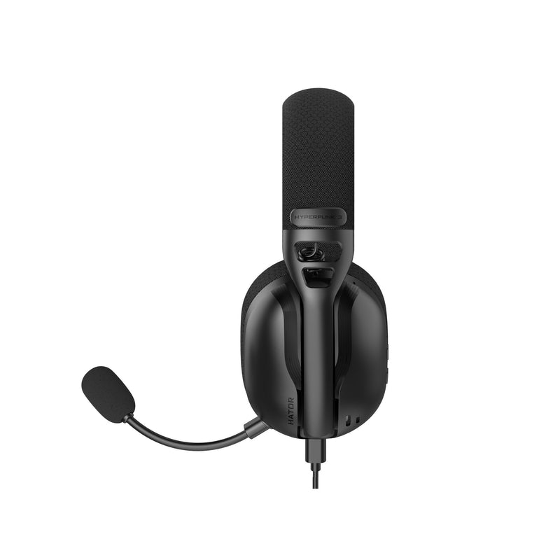 Load image into Gallery viewer, Hator hyperpunk 3 usb over-ear gaming headset (zwart, virtual 7.1 surround sound, usb-a usb-c bluetooth)