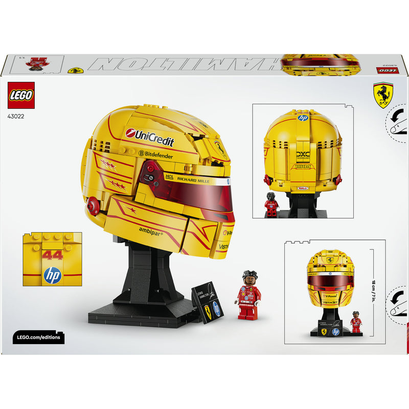 Afbeelding laden in galerijviewer, Lego editions scuderia ferrari hp helm van lewis hamilton - 43022