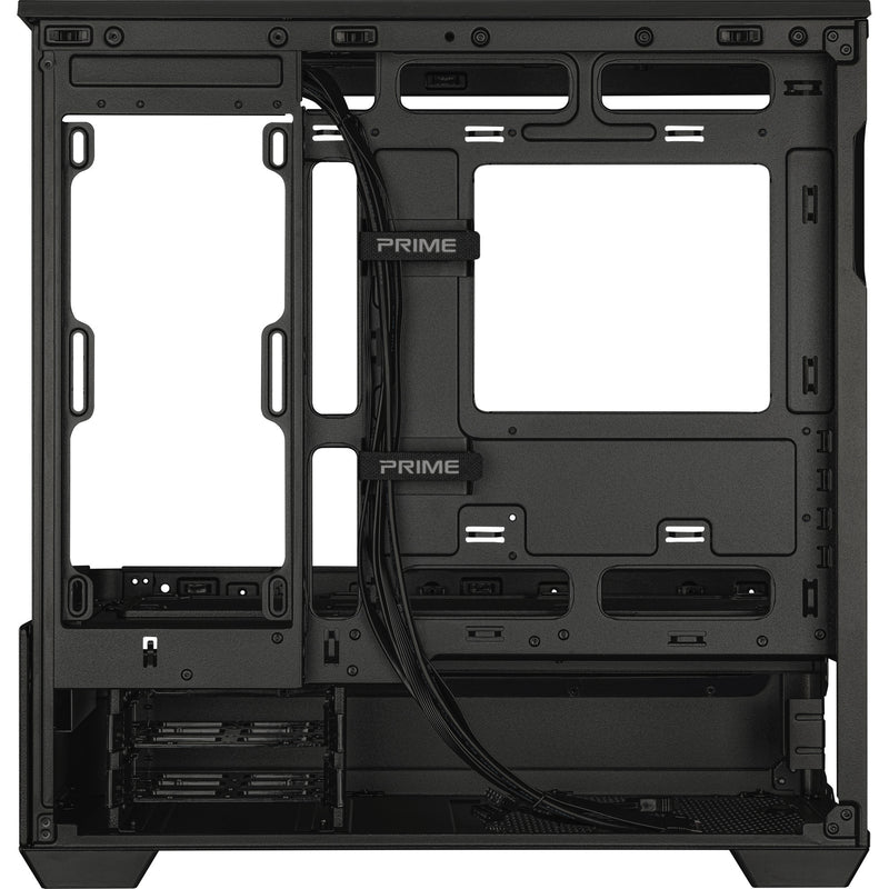 Load image into Gallery viewer, Asus prime ap202 midi tower behuizing (zwart | 2x usb-a | 1x usb-c | rgb | tempered glass)