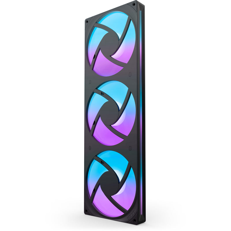 Load image into Gallery viewer, Nzxt f420 rgb core case fans (zwart, 3 stuks, 420 x 140 x 26 mm)