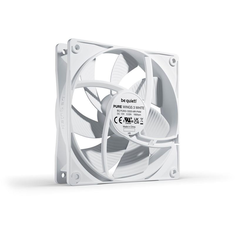 Load image into Gallery viewer, Be quiet! pure wings 3 pwm case fan (wit, 120 x 120 x 25 mm)