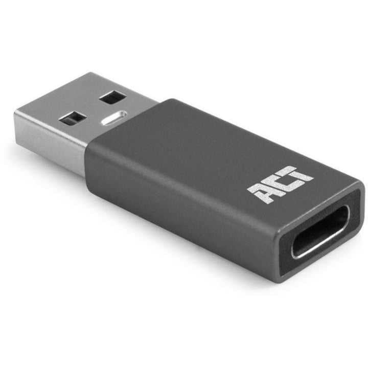 Load image into Gallery viewer, Act connectivity usb-a naar usb-c adapter (donkergrijs)