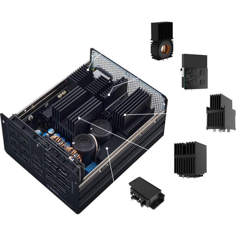 Load image into Gallery viewer, Cooler master , 1100 watt voeding (zwart)