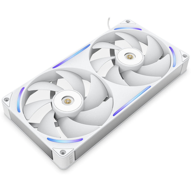 Load image into Gallery viewer, Nzxt performance fan f280x rgb case fans (wit, 2 stuks, 280 x 140 x 30 mm, pwm)