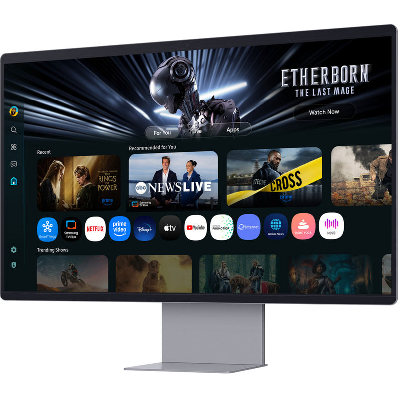 Load image into Gallery viewer, Samsung smart monitor m9 m90sf 32 4k uhd (zilver, hdmi, displayport, 2x usb-a, usb-c, wi-fi 5, bt, 165 hz)