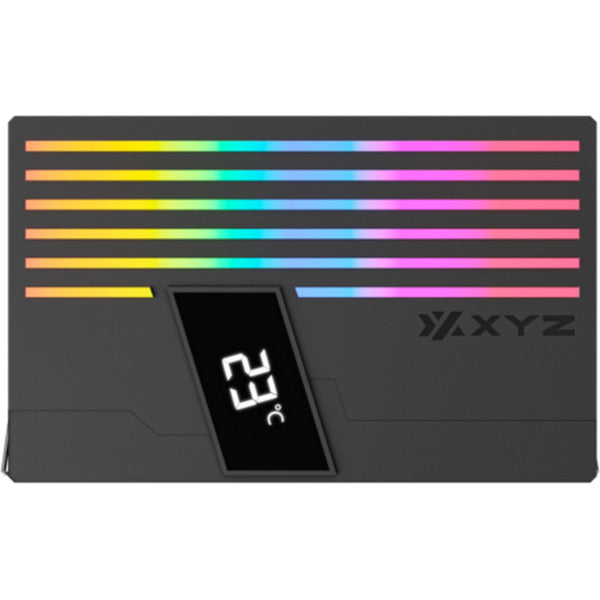 Afbeelding laden in galerijviewer, Xyz pc gear thermax 4 pulsar a-rgb cpu-koeler (zwart, argb, pwm)