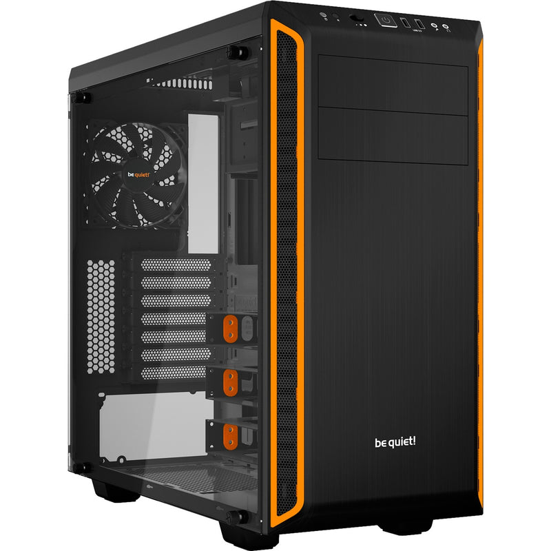Load image into Gallery viewer, Be quiet! pure base 600 window midi tower behuizing (zwart oranje | 2x usb-a | tempered glass)