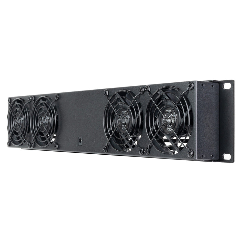 Load image into Gallery viewer, Silverstone rcp2b-480 case fans (zwart, 4 stuks, 80 x 80 x 25 mm, 2u externe fan module)