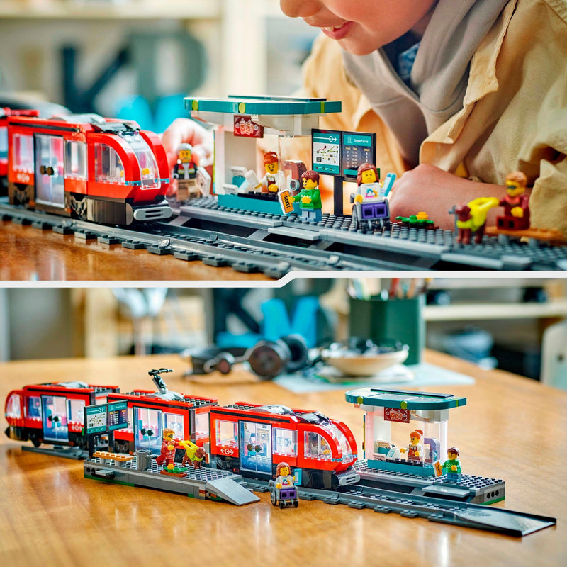 Load image into Gallery viewer, Lego city 60423 stadstram en station