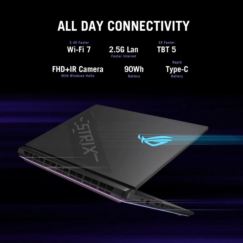 Afbeelding laden in galerijviewer, Asus rog strix scar 18 g835lx-sa012w 18 gaming laptop (zwart | core ultra 9 275hx | rtx 5090 | 64 gb | 4 tb ssd | 240 hz)