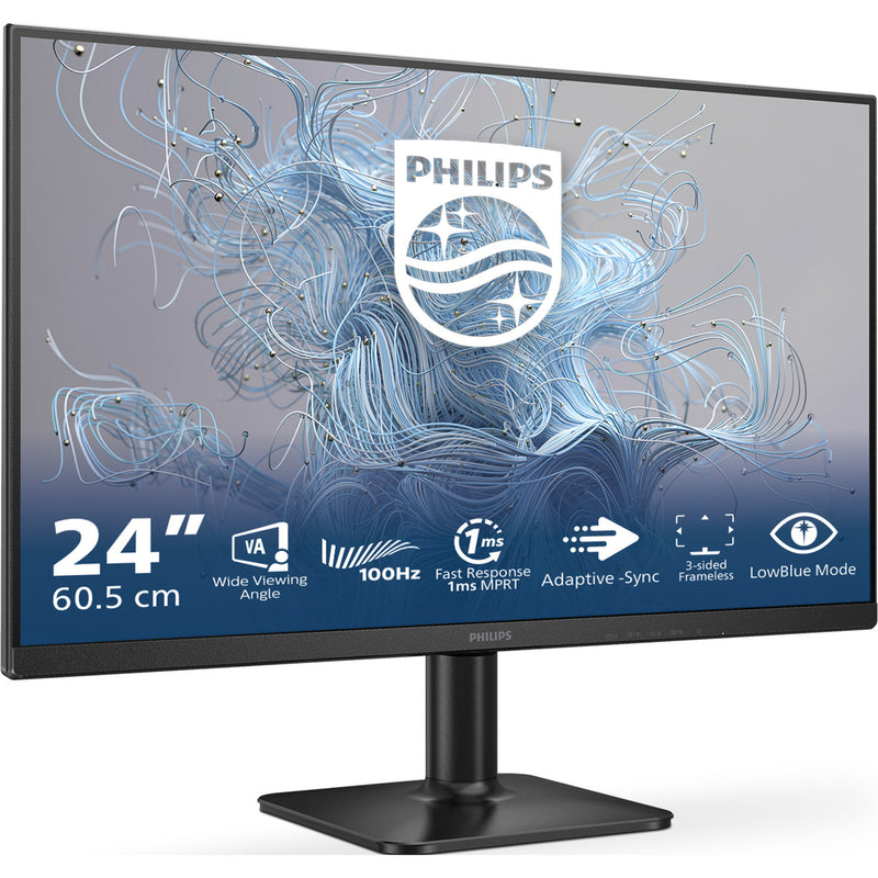 Load image into Gallery viewer, Philips 24e2n1100lb 23.8 monitor (zwart, hdmi, vga)