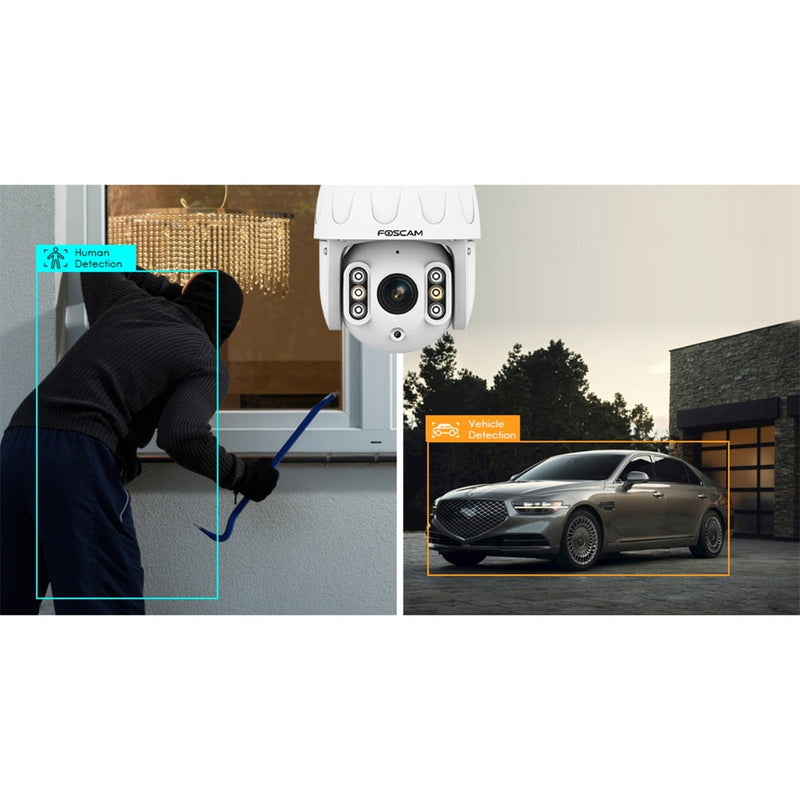 Load image into Gallery viewer, Foscam sd8p, 4k 8mp dual-band wifi ptz buiten beveiligingscamera (wit)
