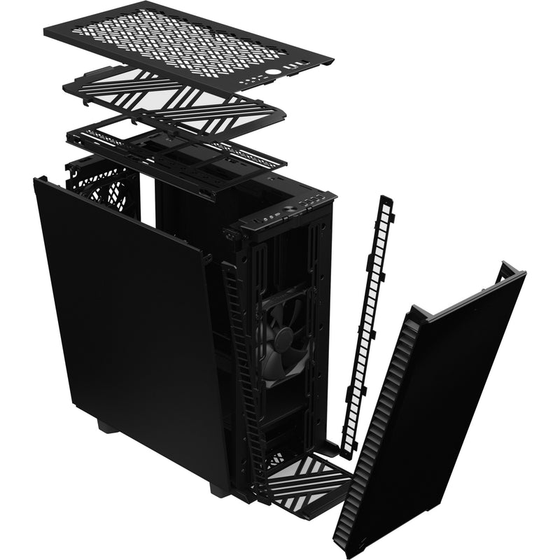 Load image into Gallery viewer, Fractal design define 7 compact midi tower behuizing (zwart | 4x usb-a | 1x usb-c)