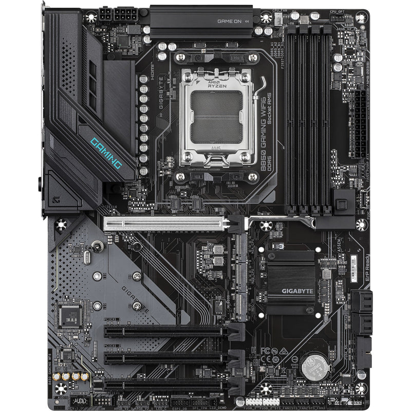 Load image into Gallery viewer, Gigabyte b850 gaming wifi6 socket am5 moederbord (zwart, raid, gb-lan, wi-fi 6, bt, sound, atx)