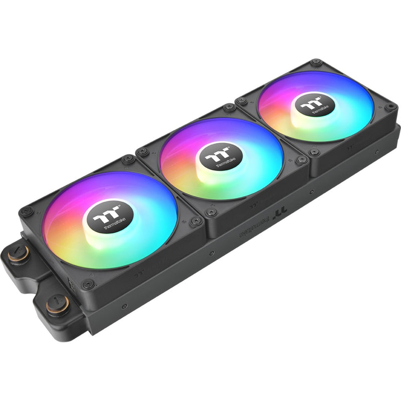 Load image into Gallery viewer, Thermaltake ct120 ex reverse argb sync pc cooling fan (3-fan pack) case fans (zwart, 3 stuks, 120 x 120 x 25 mm, pwm)
