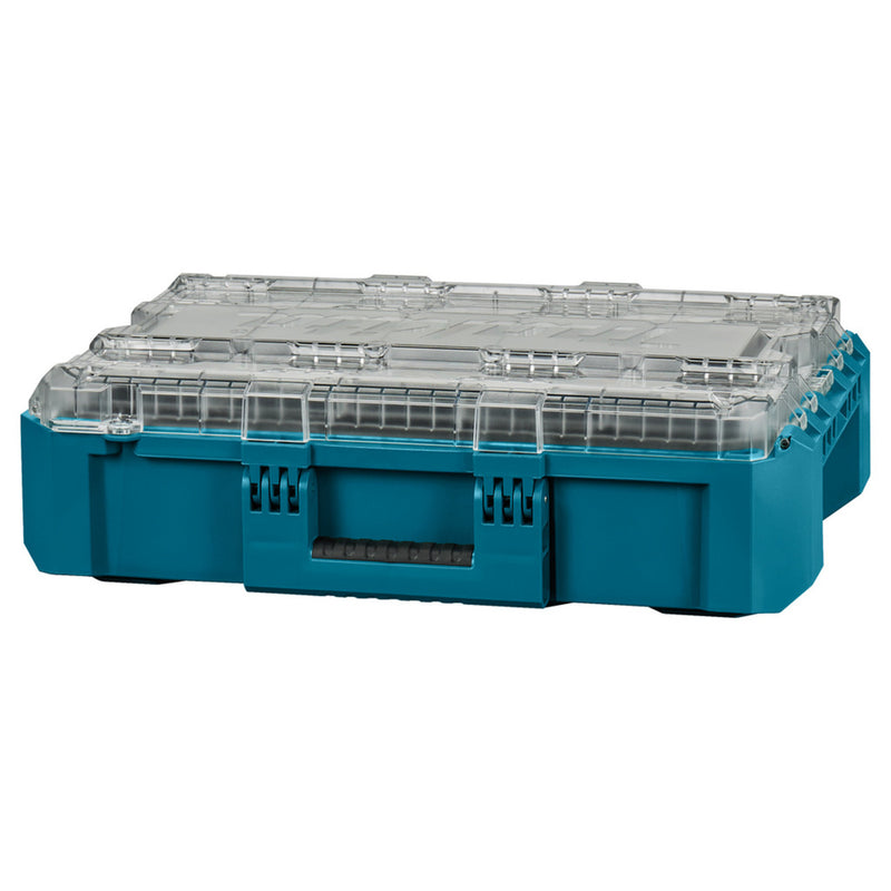 Load image into Gallery viewer, Makita maktrak organizer medium p-91045 gereedschapsbox (blauw zwart)