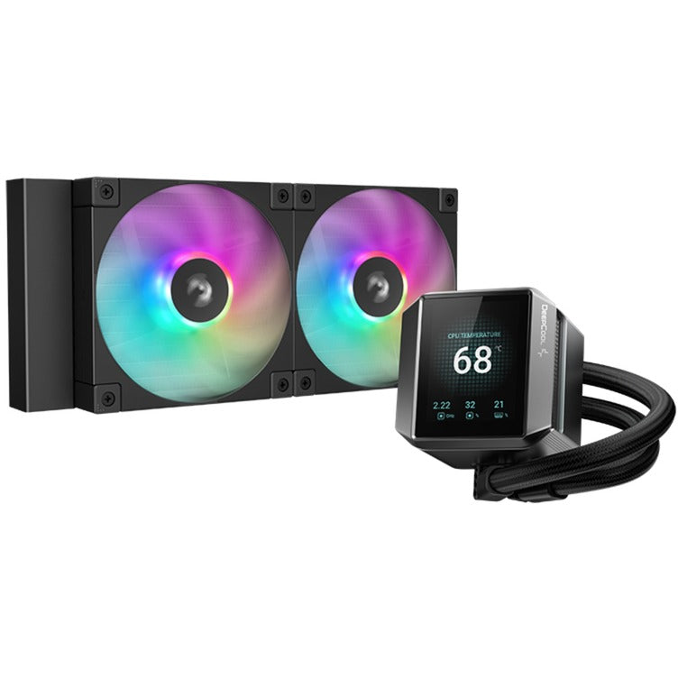 Afbeelding laden in galerijviewer, Deepcool mystique 240 argb waterkoeling (zwart, 4-pins pwm fan-connector)