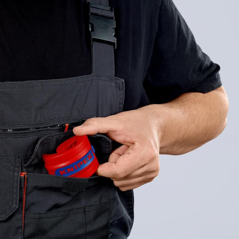 Load image into Gallery viewer, Knipex bix 90 22 10 bk pijpsnijder (rood blauw)