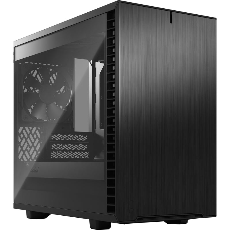 Afbeelding laden in galerijviewer, Fractal design define 7 nano black tg light tint midi tower behuizing (zwart | 4x usb-a | 1x usb-c | window)