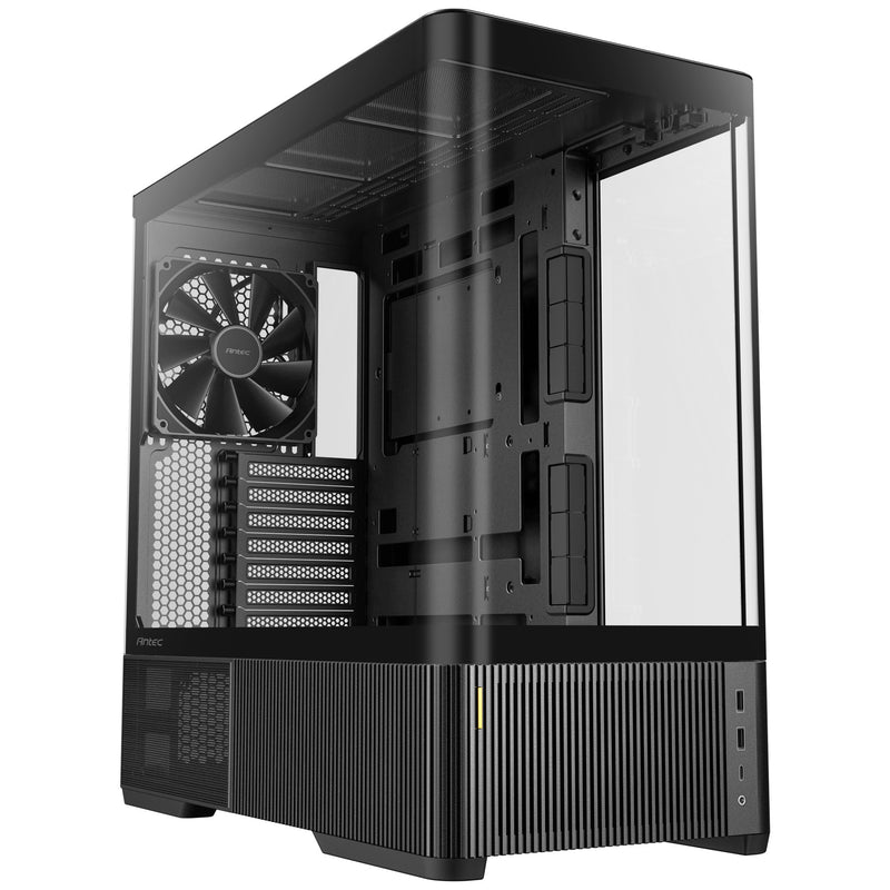 Load image into Gallery viewer, Antec c6 curve air midi tower behuizing (zwart | 2x usb-a | 1x usb-c | tempered glass)