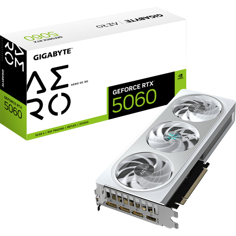 Load image into Gallery viewer, Gigabyte geforce rtx 5060 aero oc 8g grafische kaart (3x displayport, 1x hdmi, dlss 4)