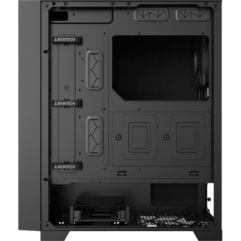 Load image into Gallery viewer, Montech air 1000 silent midi tower behuizing (zwart | 3x usb-a)