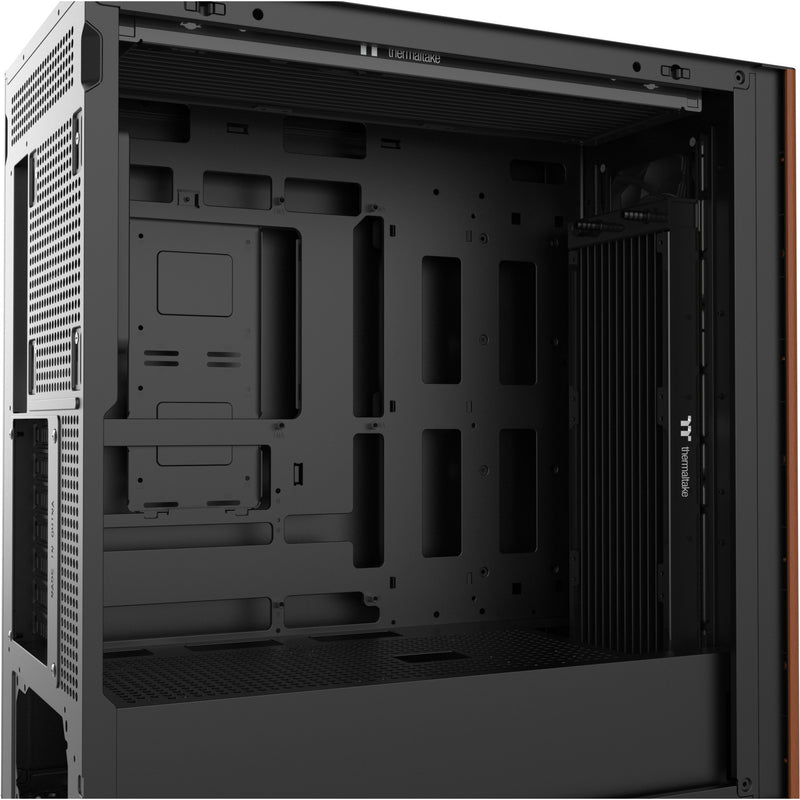 Load image into Gallery viewer, Thermaltake s370 ws midi tower behuizing (zwart | 2x usb-a | 1x usb-c | tempered glass)