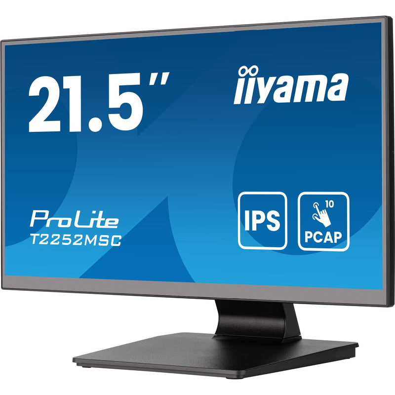 Load image into Gallery viewer, Iiyama prolite t2252msc-b2ag 21.5 touchscreen monitor (zwart, hdmi, displayport, 2x usb-a, usb-b)