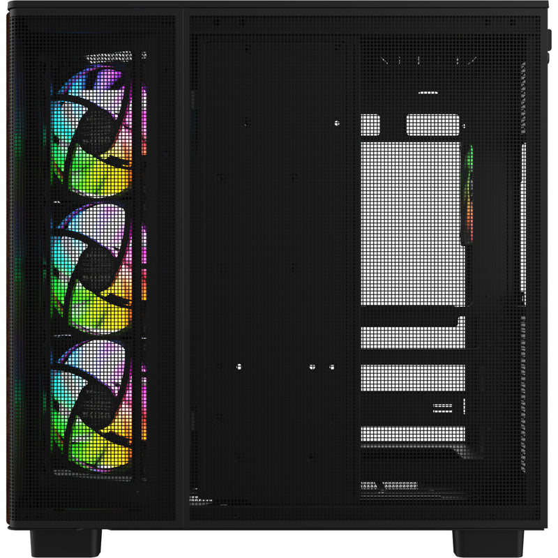 Load image into Gallery viewer, Thermaltake view 380 xl ws argb midi tower behuizing (zwart houtkleur | 2x usb-a | 1x usb-c | rgb | tempered glass)
