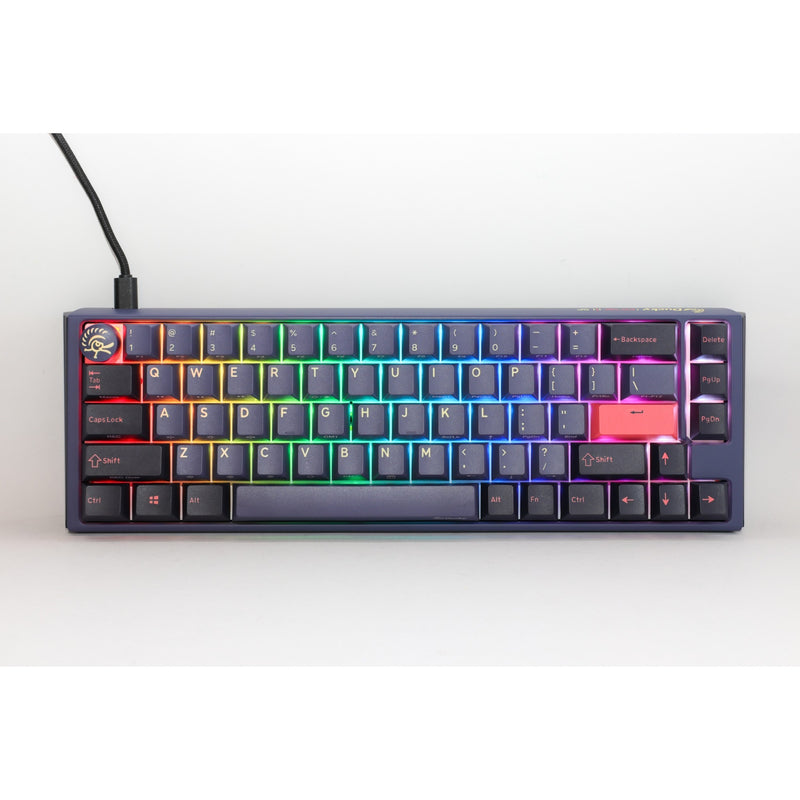 Load image into Gallery viewer, Ducky one 3 cosmic blue sf, toetsenbord (donkerblauw, us lay-out, cherry mx speed silver, rgb led, double-shot pbt, hot-swappable, quack mechanics, 65%)
