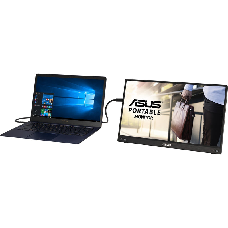 Load image into Gallery viewer, Asus zenscreen mb16acv 16 monitor (zwart, usb-c)
