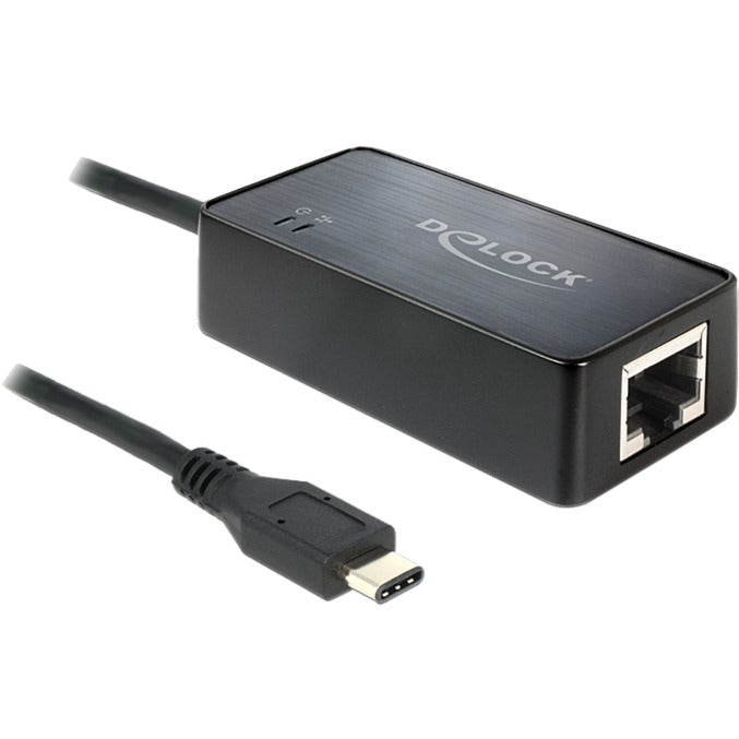 Load image into Gallery viewer, Delock usb-c - gigabit lan adapter (zwart)