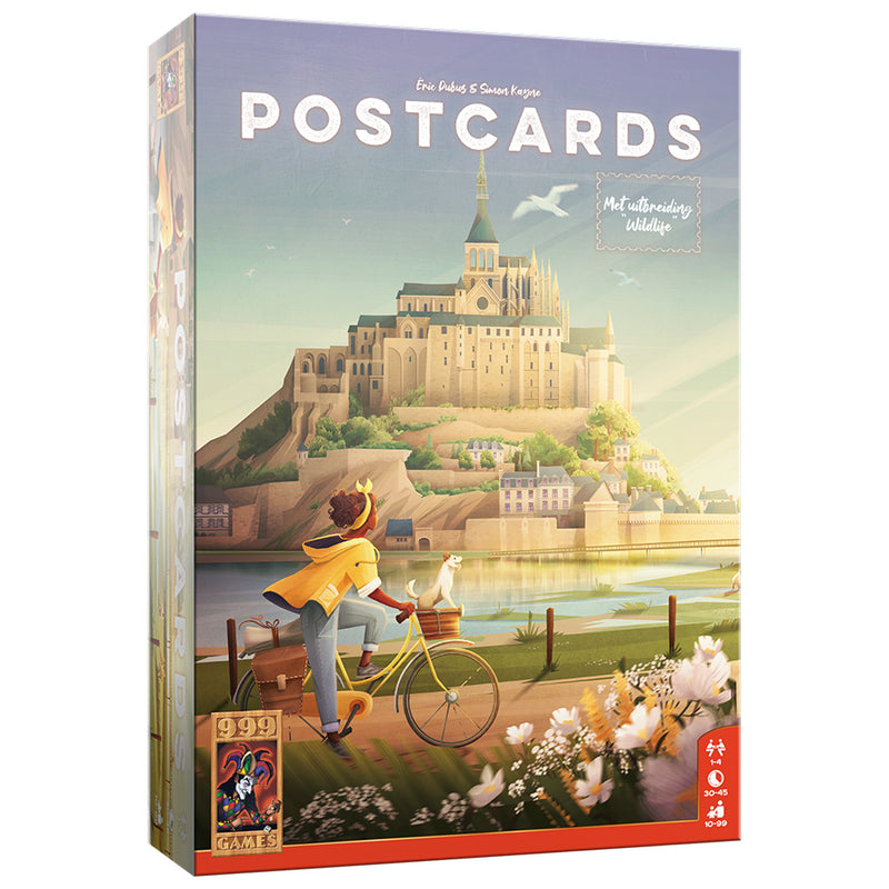 Load image into Gallery viewer, 999games 999 games postcards bordspel (nederlands, 1 - 4 spelers, 45 minuten, vanaf 10 jaar)
