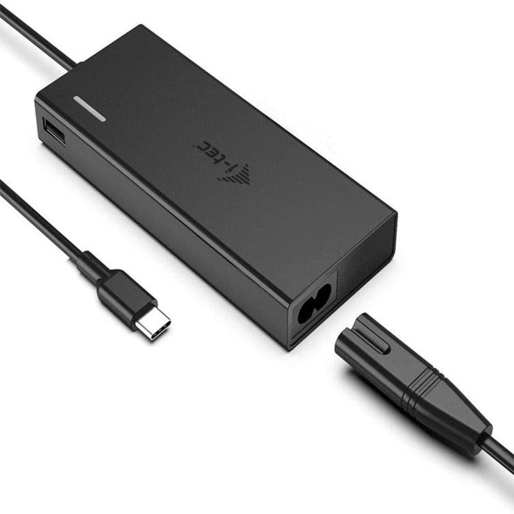 Load image into Gallery viewer, I-tec usb-c hdmi dp docking station with power delivery 65w + universal charger 77 w (zwart)