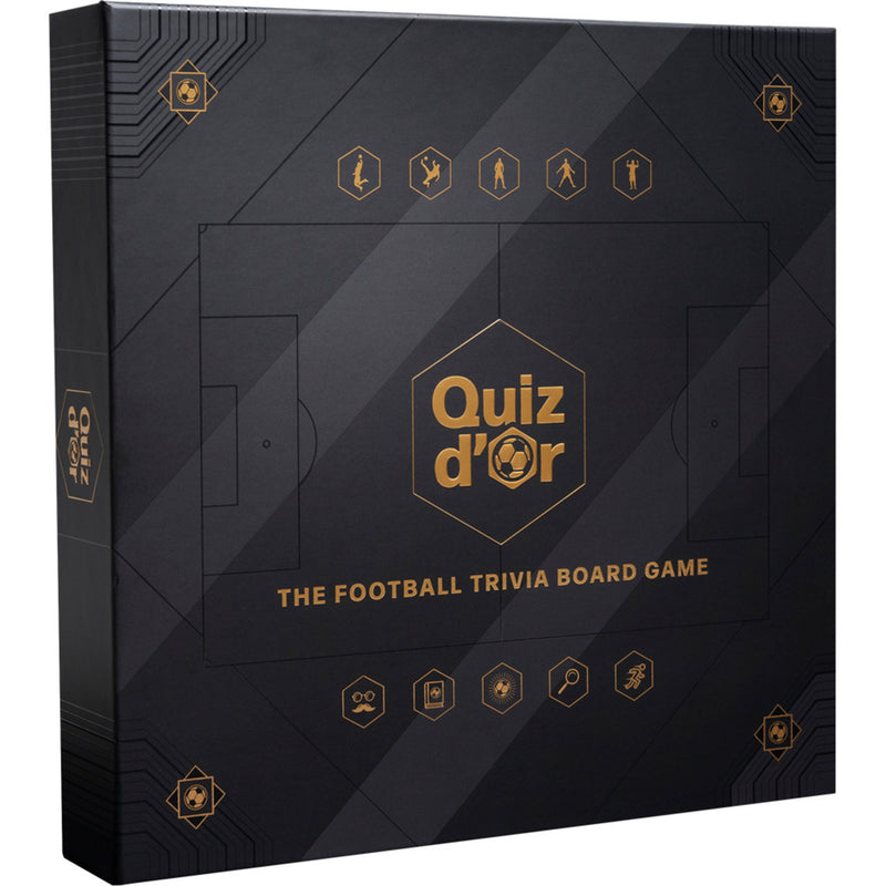 Afbeelding laden in galerijviewer, Quiz d'or bordspel (engels, 4 - 8 spelers, 60 - 120 minuten, vanaf 16 jaar)