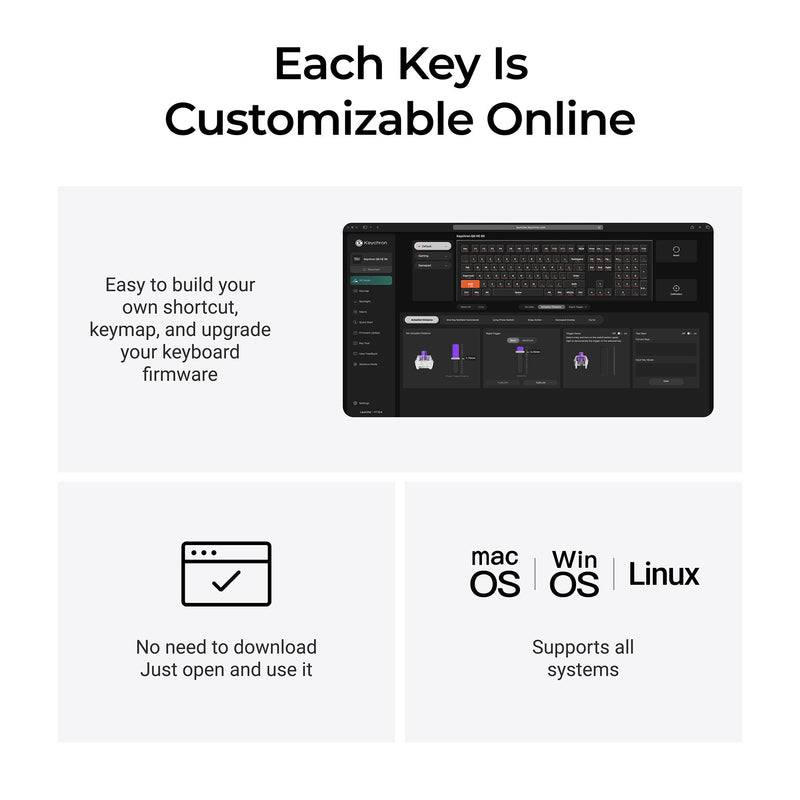 Load image into Gallery viewer, Keychron q6 he 8k magnetic switch keyboard (wit, us lay-out (qwerty), ultra-fast lime, 100%, rgb, hot swap, 8k)