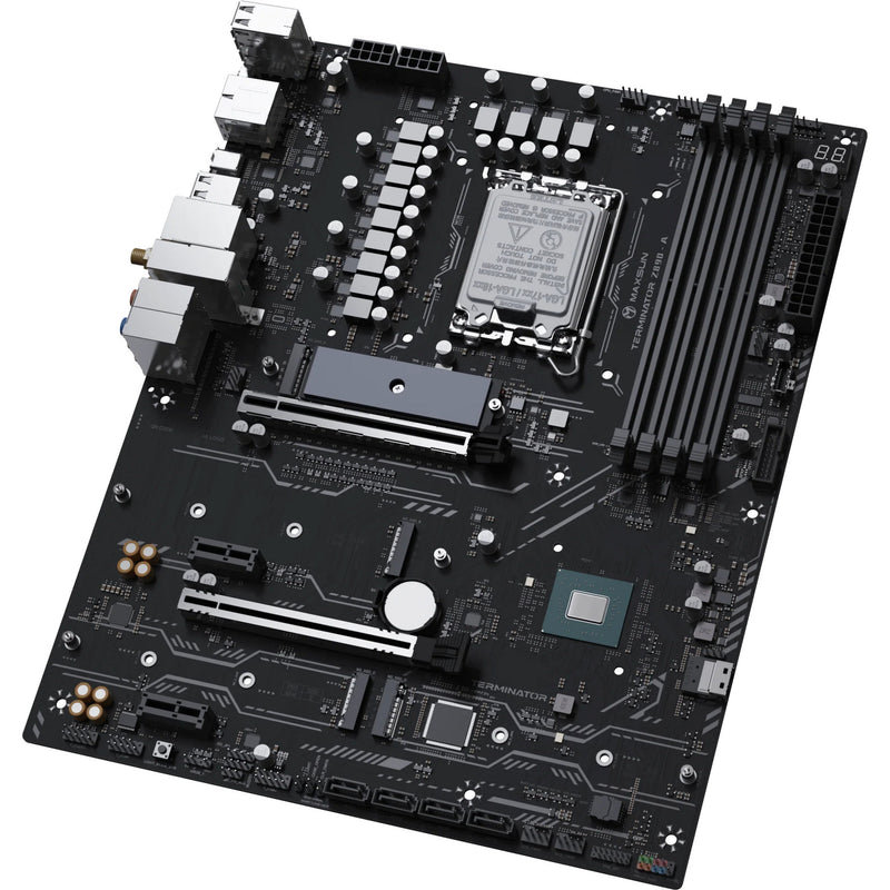 Afbeelding laden in galerijviewer, Maxsun ms-terminator z890-a wifi socket 1851 moederbord (zwart, raid, 2.5 gb-lan, wlan, bt, sound, atx)