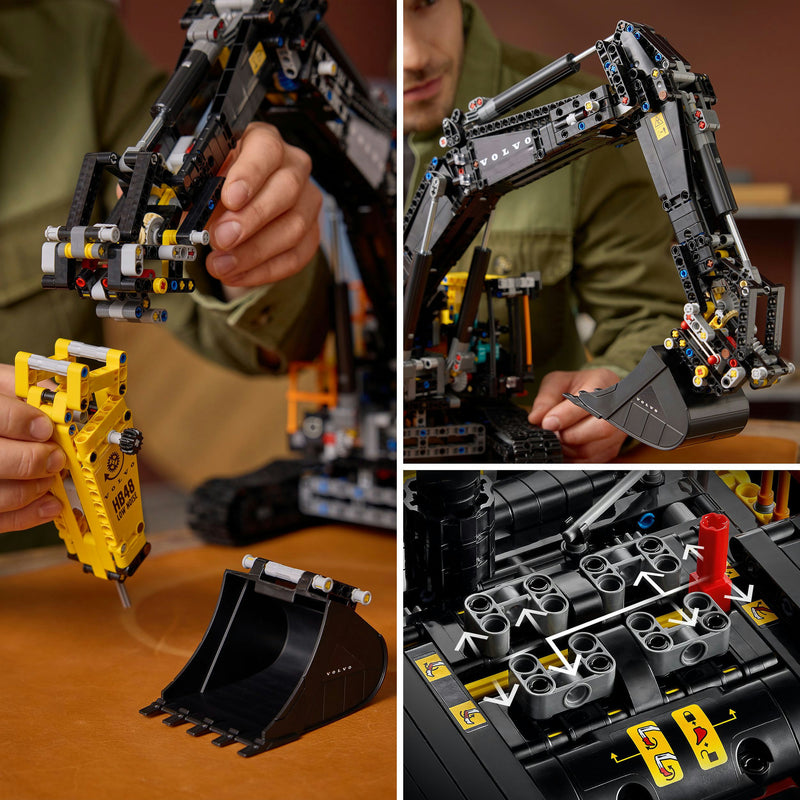 Load image into Gallery viewer, Lego technic 42215 volvo ec500 hybrid graafmachine