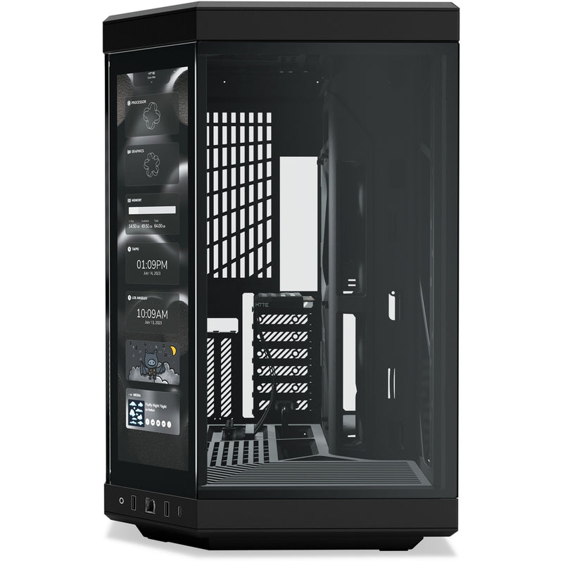 Load image into Gallery viewer, Hyte y70 touch infinite midi tower behuizing (zwart | 2x usb-a | 1x usb-c | tempered glass)