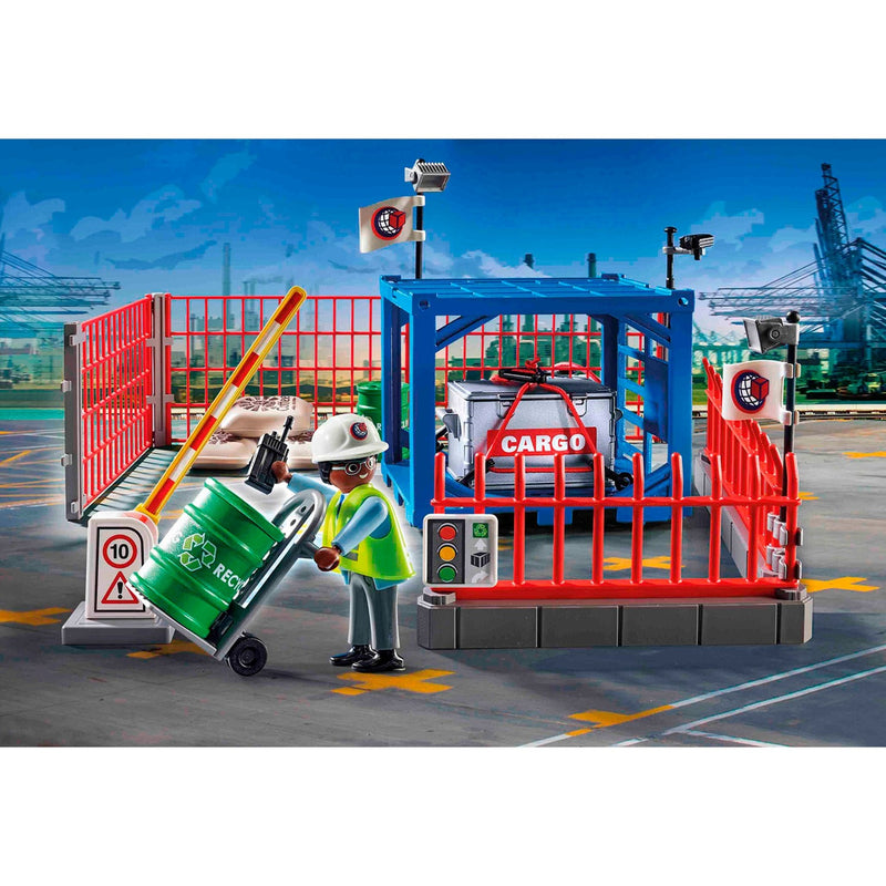 Load image into Gallery viewer, Playmobil city action - goederenmagazijn constructiespeelgoed (70773)