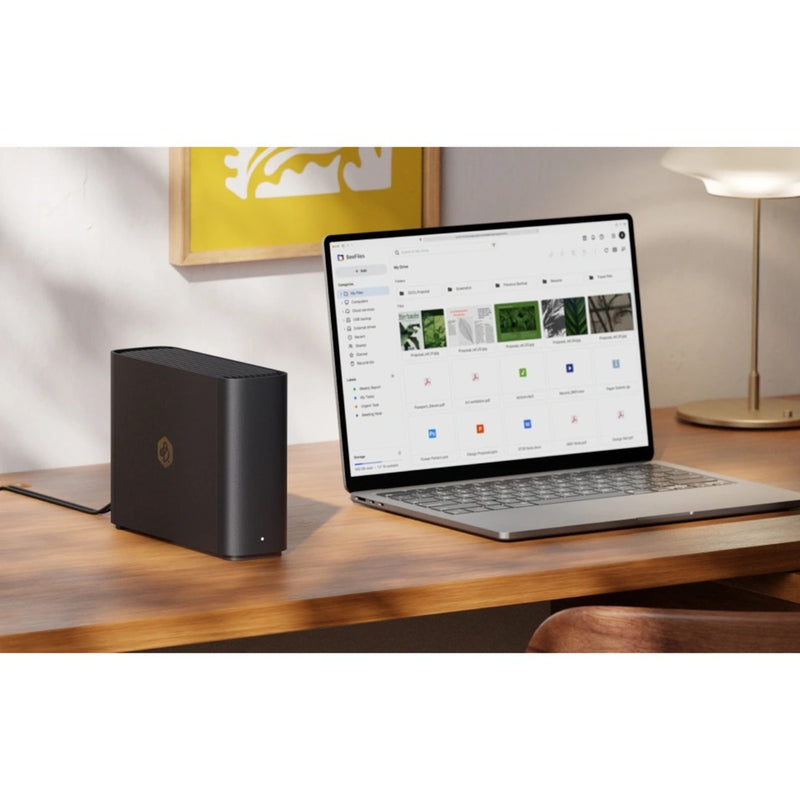 Load image into Gallery viewer, Synology beestation 4 tb nas (zwart, usb-a 3.2 gen 1, usb-c 3.2 gen 1)