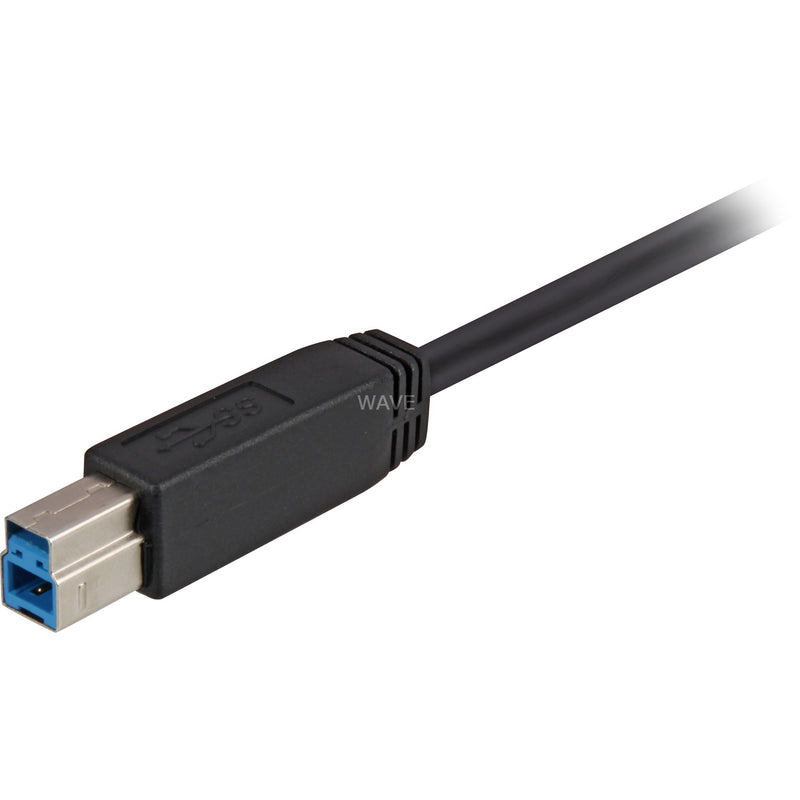 Load image into Gallery viewer, Sharkoon usb-a 3.0 > usb-b kabel (zwart, 5 meter)