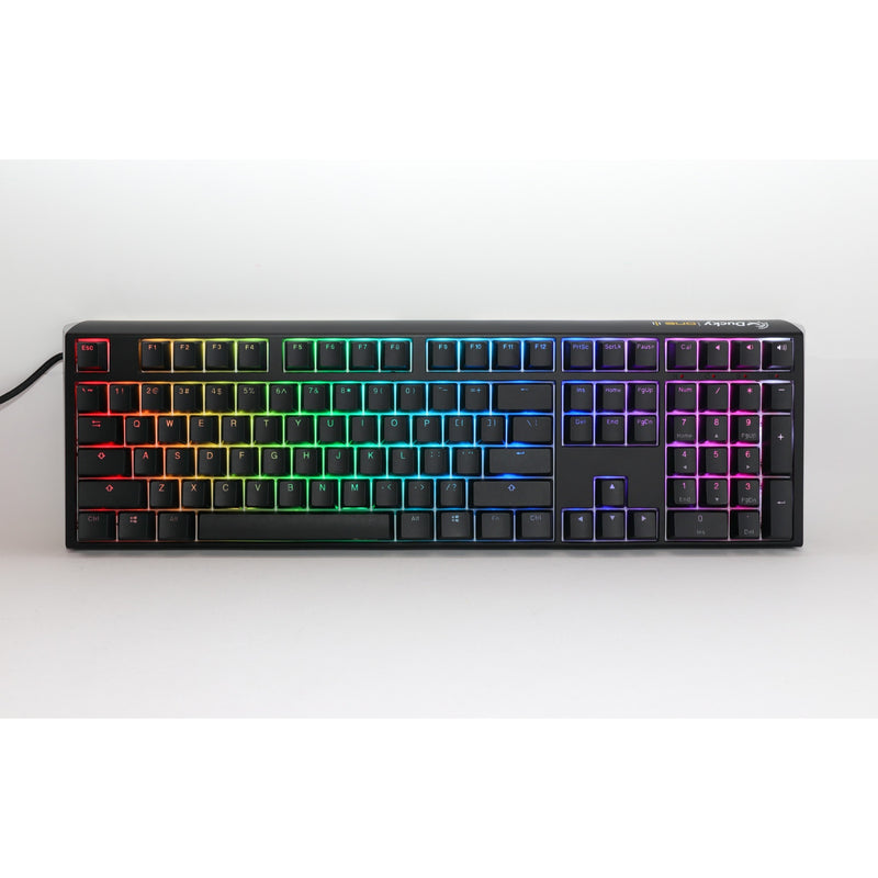 Load image into Gallery viewer, Ducky one 3 classic, toetsenbord (zwart wit, us lay-out, cherry mx red, rgb led, double-shot pbt, hot-swappable, quack mechanics)
