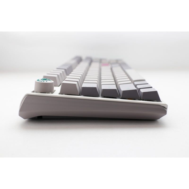 Load image into Gallery viewer, Ducky one 3 mist grey, toetsenbord (lichtgrijs, us lay-out, cherry mx red, rgb led, double-shot pbt, hot-swappable, quack mechanics)