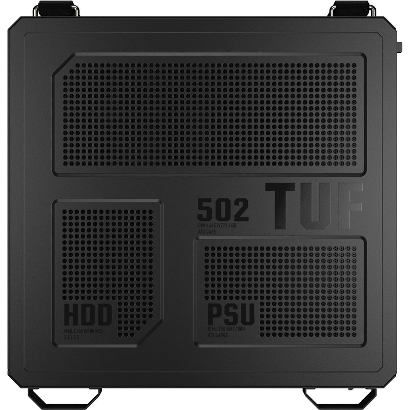 Load image into Gallery viewer, Asus tuf gaming gt502 horizon argb midi tower behuizing (zwart | 3x usb-a | 1x usb-c | tempered glass)
