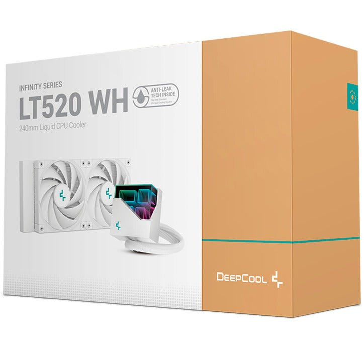 Load image into Gallery viewer, Deepcool lt520 wh 240 waterkoeling (wit, 4-pin pwm)