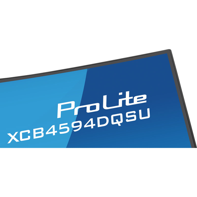 Load image into Gallery viewer, Iiyama prolite xcb4594dqsu-b1 44.5 curved ultrawide monitor (zwart (mat), hdmi, displayport, usb, audio)