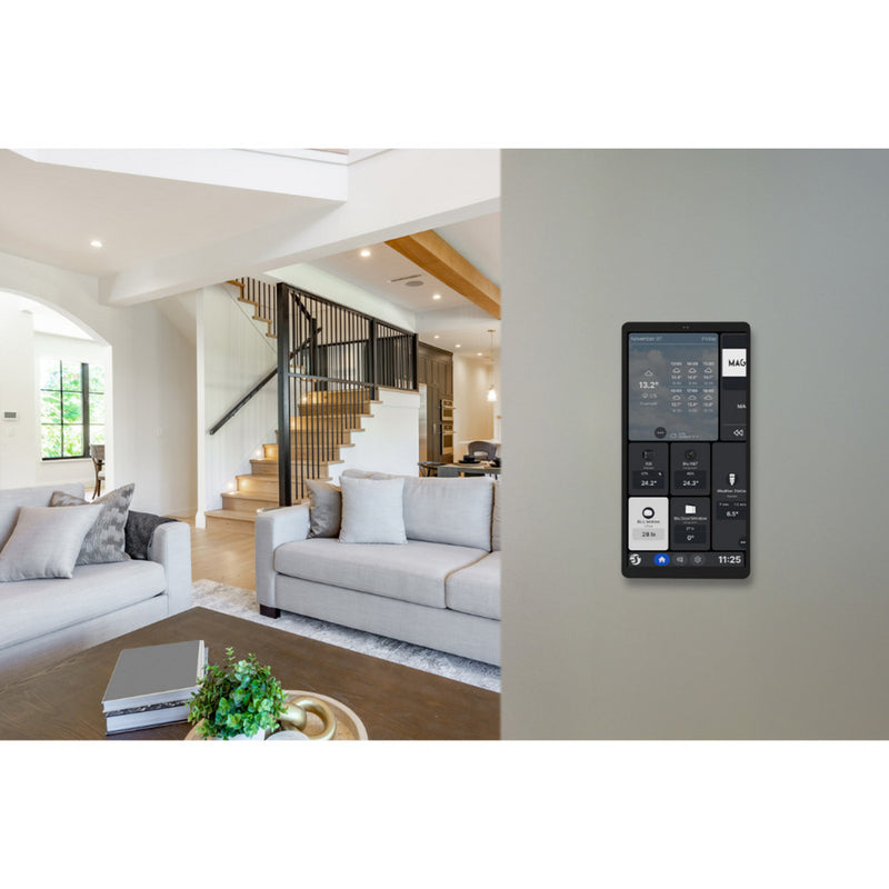 Load image into Gallery viewer, Shelly wall display x2i bedieningspaneel (zwart, touchscreen, wi-fi 6, bluetooth 5.4)