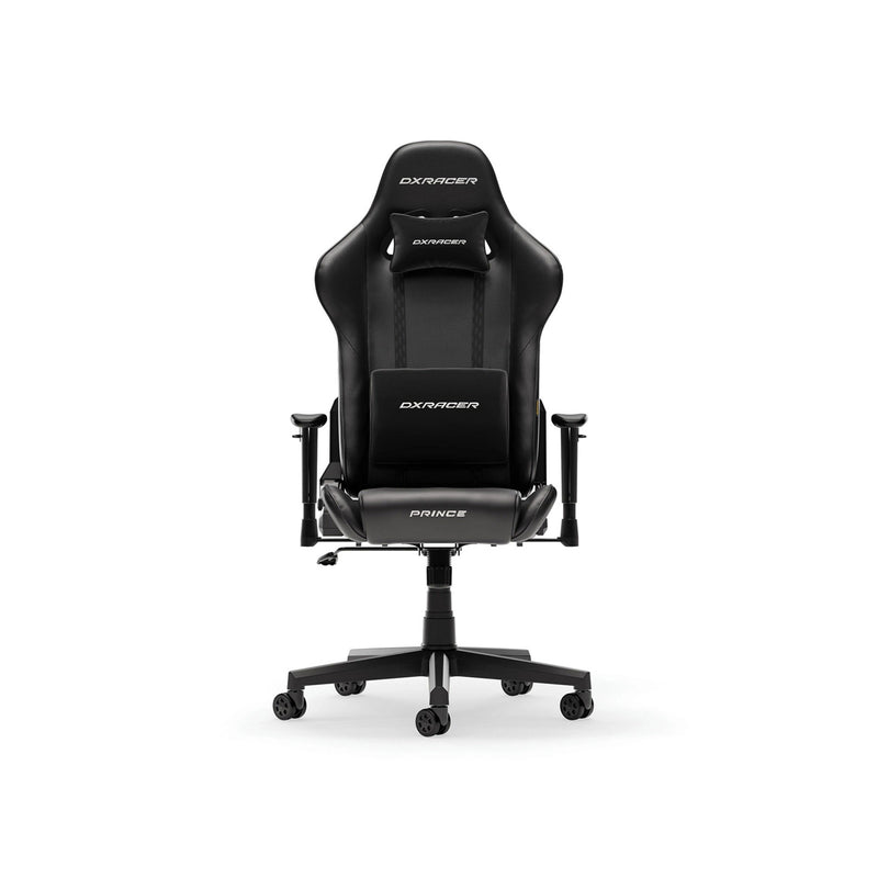 Afbeelding laden in galerijviewer, Dxracer prince l black pvc leather gamestoel (zwart)